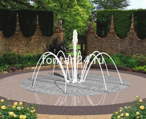 Уличный фонтан "Дуэт средний" ø=3 м Уличный фонтан "Дуэт средний" ø=3 м