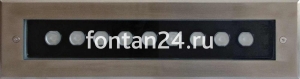 Подводный LED-прожектор линейный, 6 диодов, 6 Вт 12-24V DC
