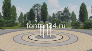 Уличный фонтан "Квартет" ø=2 м Уличный фонтан "Квартет" ø=2 м