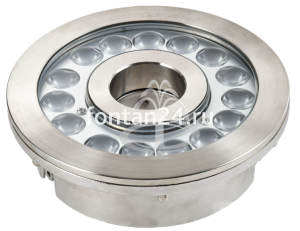 Подводный светодиодный кольцевой прожектор c ШИМ управлением LED15D, 15-диодный, 12VDC, диаметр посадочного отверстия 49мм,  1 кабельный ввод с герметичным кабельным разъёмом IP68  (тип "штекер-розетка"), IP68 Подводный светодиодный кольцевой прожектор c ШИМ управлением LED15D, 15-диодный, 12VDC, диаметр посадочного отверстия 49мм,  1 кабельный ввод с герметичным кабельным разъёмом IP68  (тип "штекер-розетка"), IP68