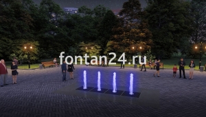 Уличный фонтан "Вектор" 4x1 м Уличный фонтан "Вектор" 4x1 м