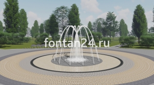 Уличный фонтан "Гармония" ø=3 м Уличный фонтан "Гармония" ø=3 м