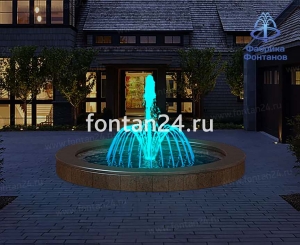 Уличный фонтан "Вулкан средний" ø=3 м Уличный фонтан "Вулкан средний" ø=3 м
