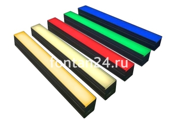 Встраиваемый LED-светильник (теплый белый), 12-24V DC, 1000х100 мм, IP67